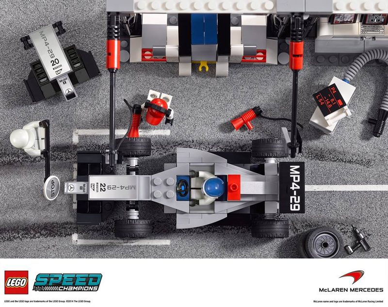 Illustration for article titled These images of the Lego Speed Champions make me giddy